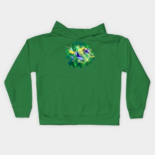 Full bloom | Summer birds Kids Hoodie